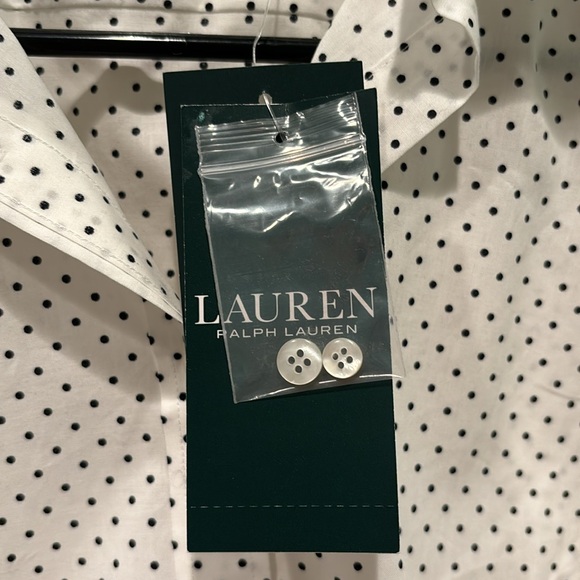 NWT Lauren Ralph Lauren Button Down Shirt - Picture 6 of 6
